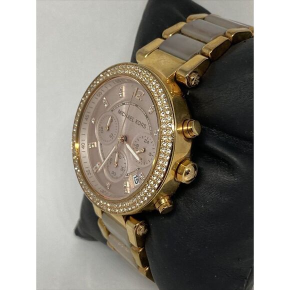 Michael Kors Parker MK5896 Womens Stainless Steel Analog Dial Quartz Watch MP884 - Picture 4 of 12